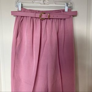 Vintage Alfred Dunner Long Slack Pant Pink Women's Size 14